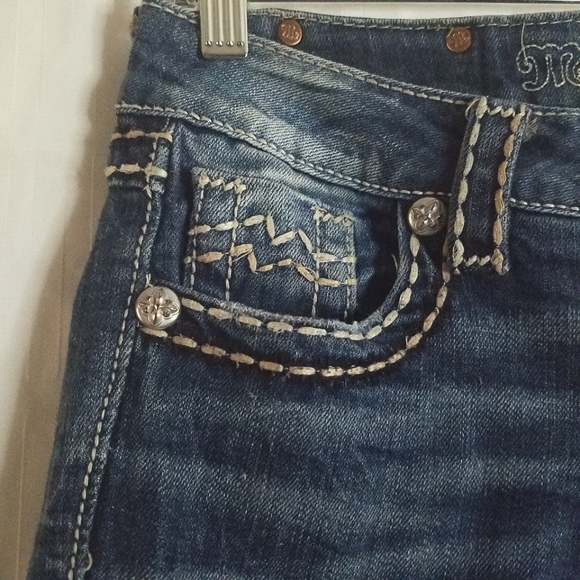 Miss Me Jeans Women Size 25 Capris Signature Cuffed - Picture 9 of 11